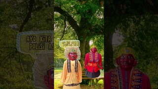 ADA ZOMBIE, LAPOR POLISI!! VIDEO LUCU ONDEL-ONDEL #ondelondel #ondelondelbetawi #ondelondellucu