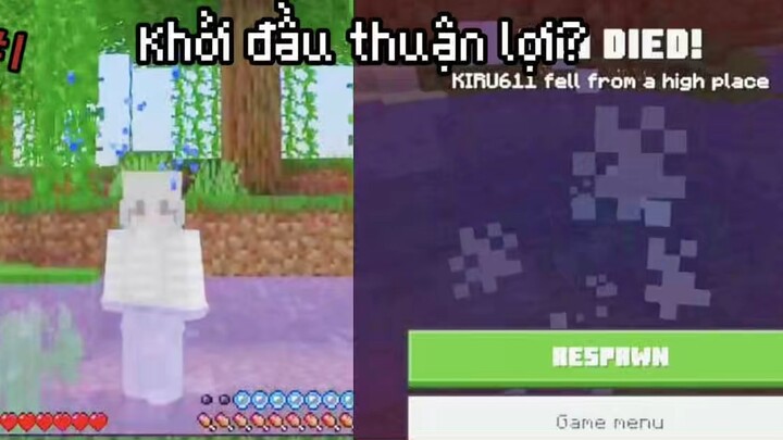 Sinh tồn đến khi phá đảo trong minecraft | tập 1: khởi đầu thuận lợi?