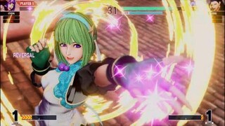 KOF15　覇者、拳皇、チャンピオン　それぞれのアテナの闘い方