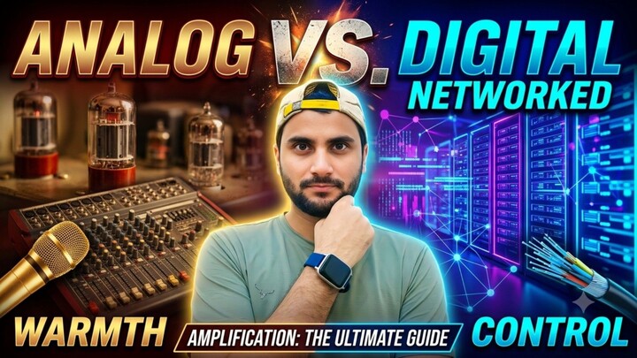 Analog vs Digital Amplifiers: Which Is ACTUALLY Better? Analog vs Networked Audio Amplification.