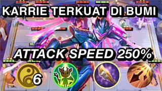 REKOR KARRIE PUKULAN KILAT!! NGEBUT BANGEET ASPD 250%%!!