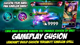 GAMEPLAY GUSION STARLIGHT + CARA MAIN GUSION ITEM BARU❗BUILD GUSION TERSAKIT 2024❗TUTORIAL GUSION ML