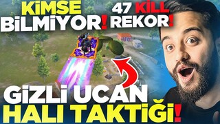 YENİ MODDA KİMSENİN BİLMEDİĞİ UÇAN HALI TAKTİĞİ YAPTIK! (GİZLİ) 47 KİLL ALDIK! PUBG Mobile