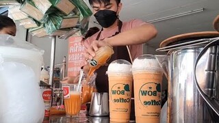 โอเลี้ยง กาแฟโบ เนสกาแฟ //ลูกค้าชอบรสไหนใส่แก้วใส่ถุงสั่งนะคะ^กาแฟ โบว์^