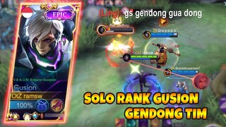 SOLO RANK GUSION LANGSUNG KITA GENDONG TIM KITA YGY | GUSION FASTHAND | MLBB