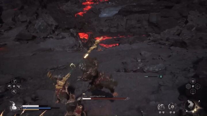 Wukong Meditate and Beat Nine Capped Lingzhi Guai