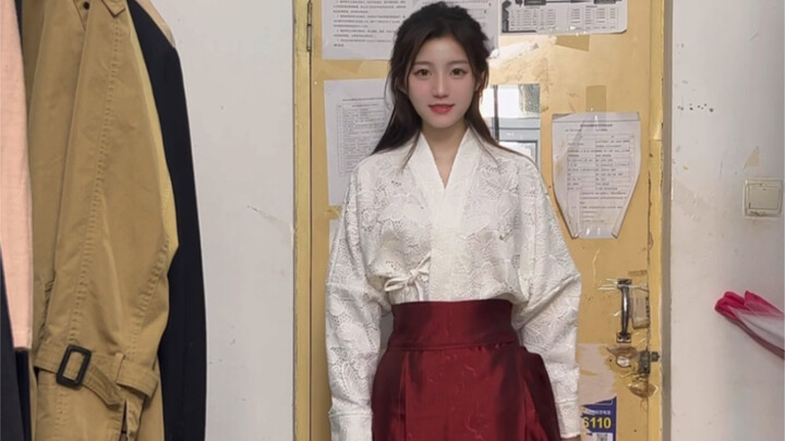 It’s my first time wearing such a nice outfit; I’m a little nervous!