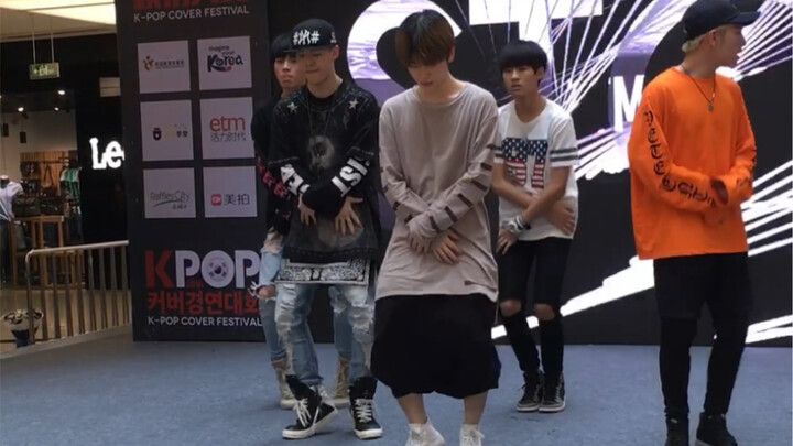 Tập dượt sắp xếp vị trí cuộc thi nhảy Hàn Quốc etm kpop năm 2016 | Trần Dục Canh, Chu Chấn Nam, Từ T