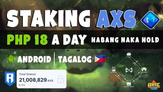 [Android] STAKING AXS TOKEN | Mag-earn habang nag ho-Hold - Axie Club
