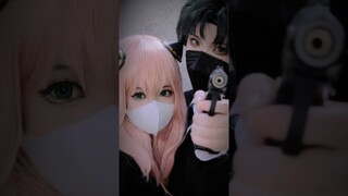 Sasusaku vs Damianya cosplay edit #naruto #sakura #damian #sasuke #anyaforger #spyxfamilyedit