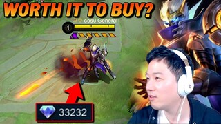 How much is New Granger Legend skin? Research and gameplay Starfall Knight | Mobile Legends