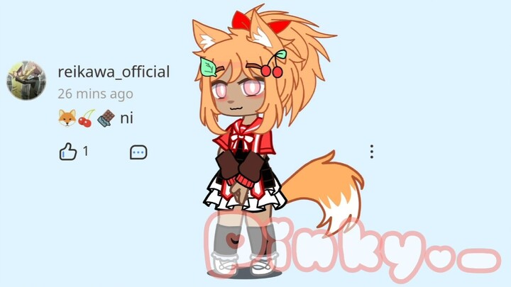 Ni ya oc nya, reikawa_official,  Moga sukaaaa ☺️❤️