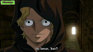 momen sedih Luffy bertemu Sabo..