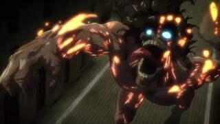 Erren Yeager Goes Bezerker Mode Vs Female Titan!!