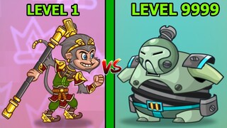 SIÊU TANKER BẤT TỬ SUMO NHẬT BẢN VS TÔN NGỘ KO Tower Conquest - TOP GAME ANDROID IOS THÀNH EJ