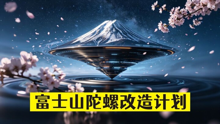 How to turn Mount Fuji into a giant spinning top—now that’s quite the undertaking!