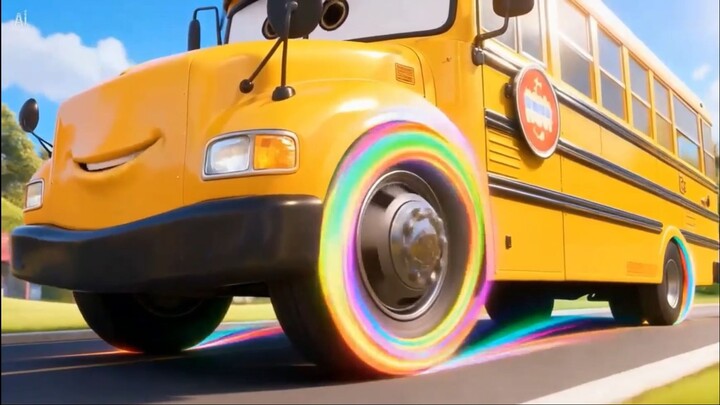 Roda Bus Berputar! 🚌🎶 | Lagu Anak Popular & Animasi Bus Lucu