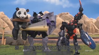 The Decepticons actually bullied the red panda?! How unreasonable! How unreasonable... (Tyrannosauru