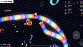 Slitherio AI 100000 Score Epic Slitherio Gameplay 91_ 12
