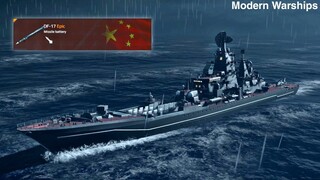 Modern Warships: RF PYOTR VELIKIY with DF-17 missile.