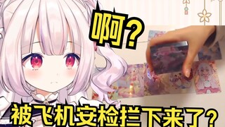 Japanese Lolita was stopped by the plane security when she brought peripherals from China and she wa