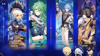 NEW UPDATE!! Version 4.2 5 Star CHARACTERS and 4 Stars NEWS - Genshin Impact