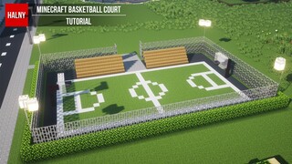 Minecraft basketball court - tutorial🏀