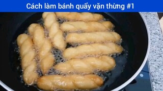 Cách làm bánh quẩy vặn thừng p1