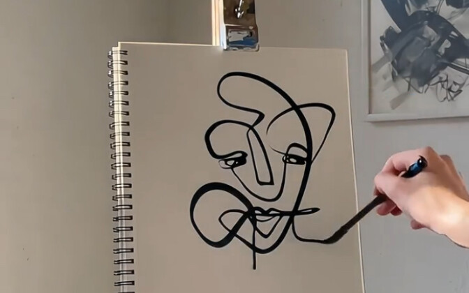 “Your friend who knows how to draw drew this for you”