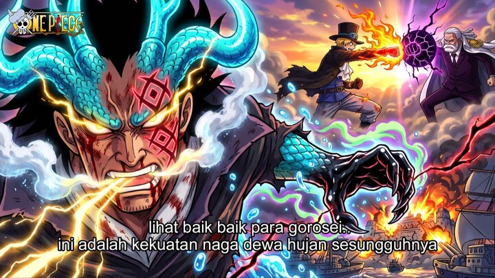 ONE PIECE TERBARU – GILA! KEKUATAN DEWA HUJAN DRAGON DIPERLIHATKAN! 5 GOROSEI TAK BISA MELEWATINYA!