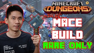 Mace Build with Rare Only, 167 Million Jackpot Critically Damage! Minecraft Dungeons