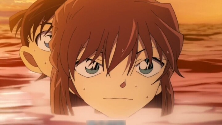 Conan always enjoys Ai's tenderness alone