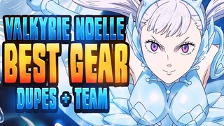 THE BEST! Valkyrie Noelle Build & Guide (Teams, Gear Sets, Skill Pages & More!) Black Clover Mobile