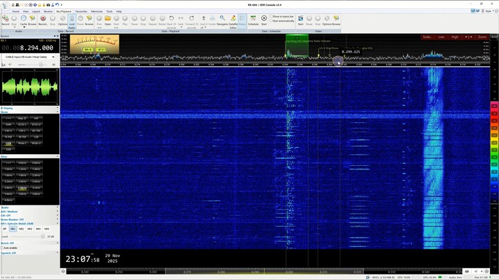 8294 Khz  -Vietnam, Hai Pong XVG Maritime Radio