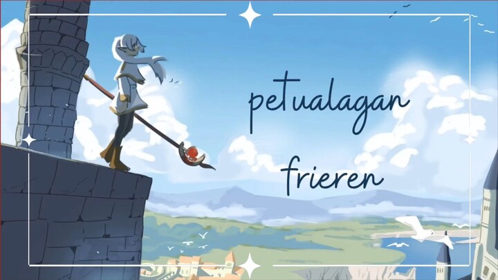 Mencoba menuangkan suasana tenang khas Frieren ke dalam gambar ini ✍️✨