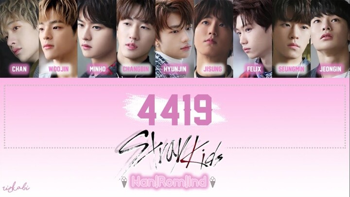 [Sub Indo] 4419 - STRAY KIDS [Color Coded Lyric]