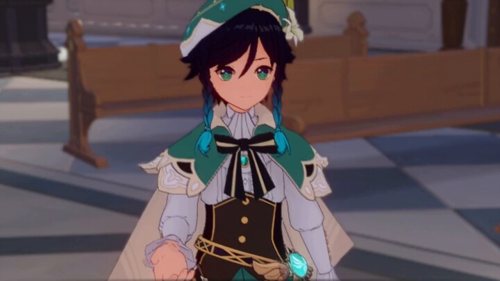"In front of you, it is the wind god Barbatos himself—"
