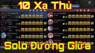 LIÊN QUÂN : 10 Xạ Thủ Solo Đường Giữa Đánh Mãi Không Chết Khi Lên Full Giáp Thống Khổ