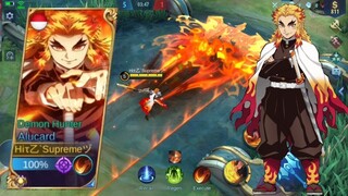 ALUCARD SKIN SCRIPT AS RENGOKU KYOJURO - MOBILE LEGENDS