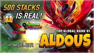 500 Maxed Out Stacks! Aldous Best Build 2020 Gameplay | Diamond Giveaway Mobile Legends