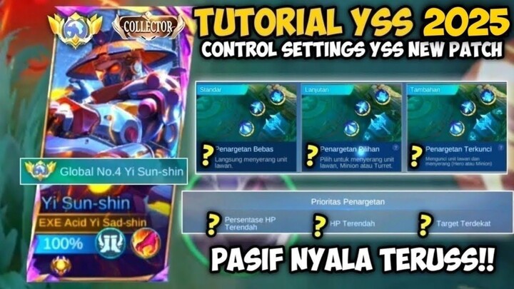 PEMULA YSS WAJIB NONTON! Settingan Kontrol Terbaru YSS Revamp Di Patch Terbaru 2025 New Season Patch
