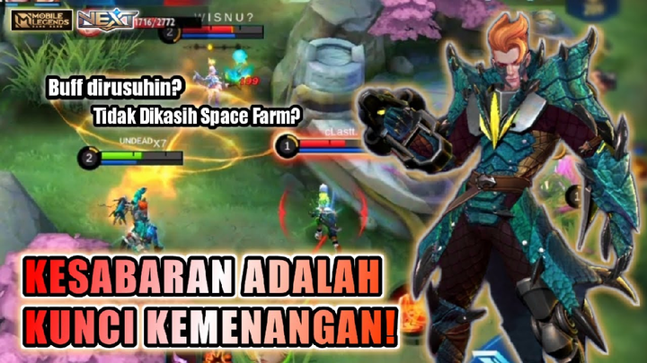 TUTORIAL SABAR MAIN CLAUDE KETIKA FARMING DIGANGGU & BUFF DIRUSUHIN DI EARLY GAME | MLBB