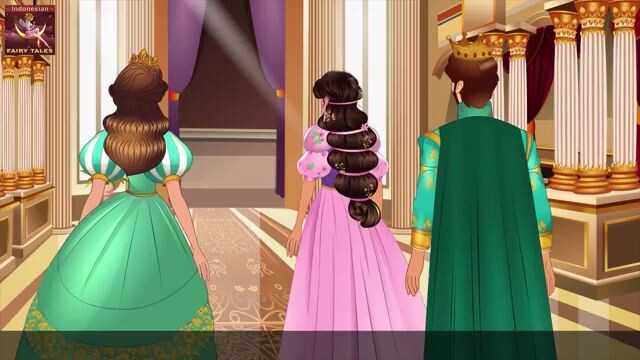 dongeng bahasa Indonesia putri pendiam dan putri banyak bicara