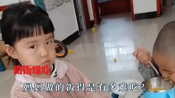 How awful must Mom’s cooking be? The kid was so scared they started crying!