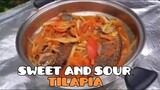 SWEET AND SOUR TILAPIA LUTONG PINOY | KABSAT SAM