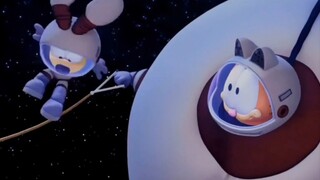 [Garfield] Fat Cat vs. Alien Lasagna! Did he eat himself into a big fat man?