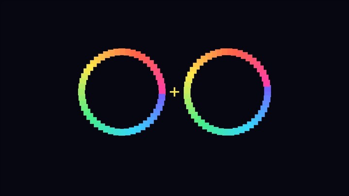 Do Spinning Color Dots Stop Changing? | Optical Illusion #shorts #ColorChangingDots