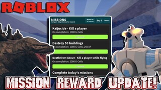 MISSION REWARD UPDATE!! - Kaiju Universe