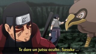 HASHIRAMA le da un JUTSU PROHIBIDO a SASUKE en la CUARTA GUERRA NINJA / naruto