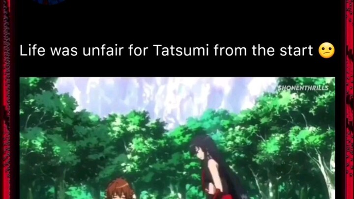 Life was unfair for Tatsumi from the start